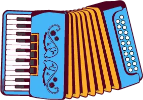 Ilustração de sanfona oficial FestBerro