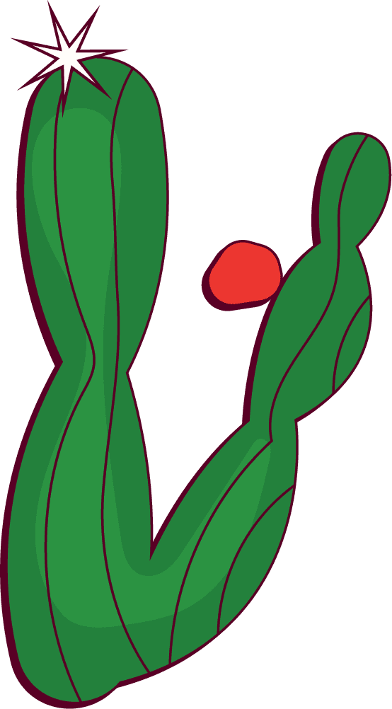Ilustração de cacto sertanejo oficial