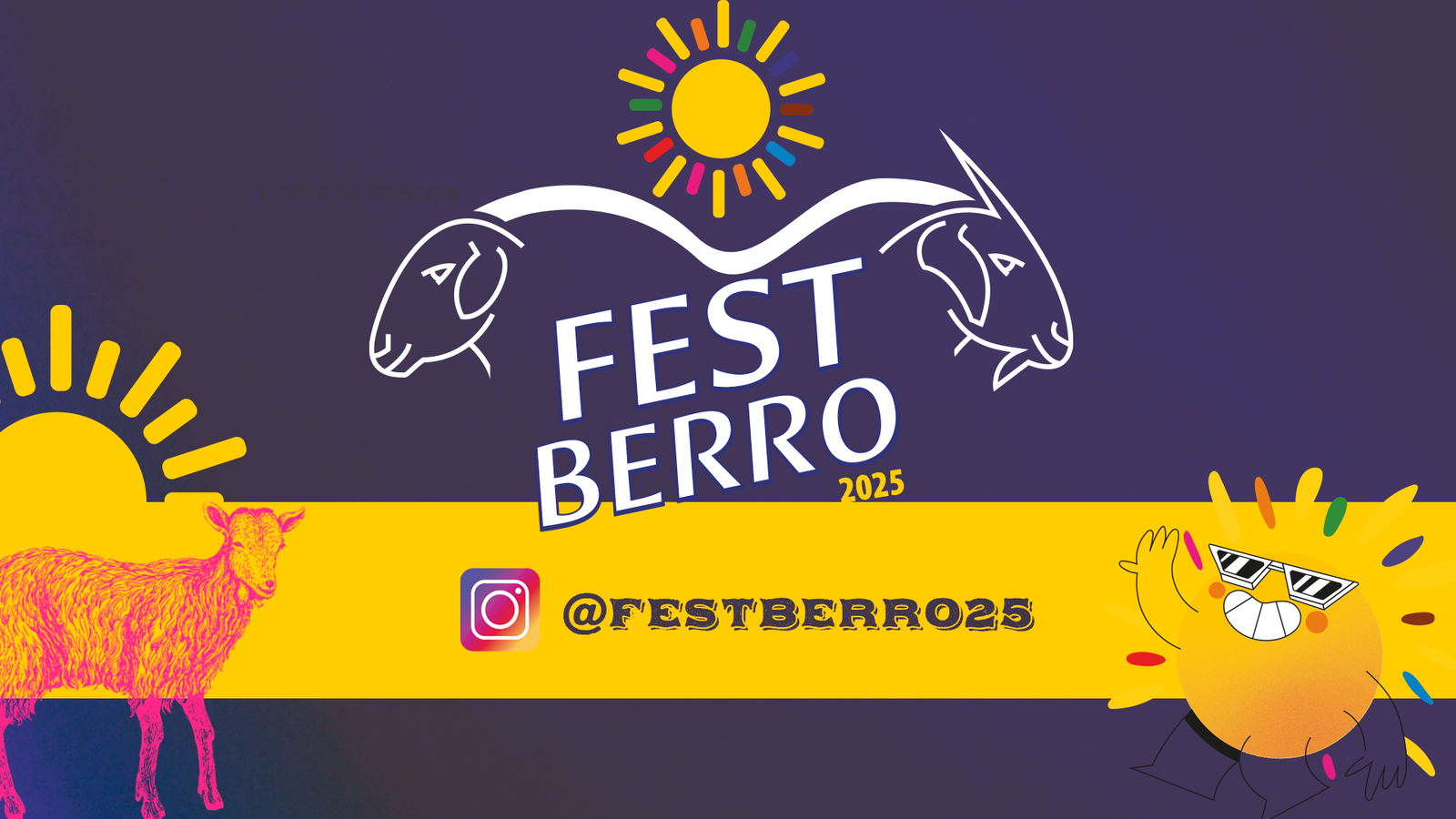Banner do Fest Berro 2025 com @festberro25